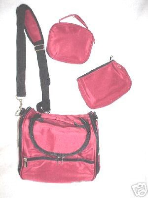 SAMSONITE Take It All BAG Microfiber RED Brand New Travel Bag Set