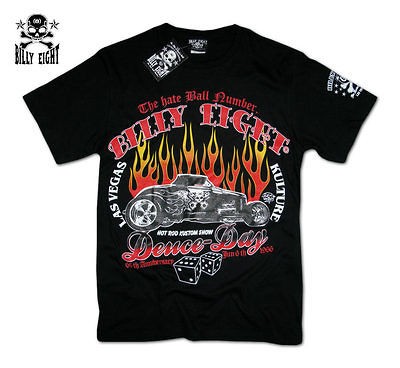 Billy Eight★Deuce Day★Rockabilly T Shirt Psychobilly Tee Shirt 