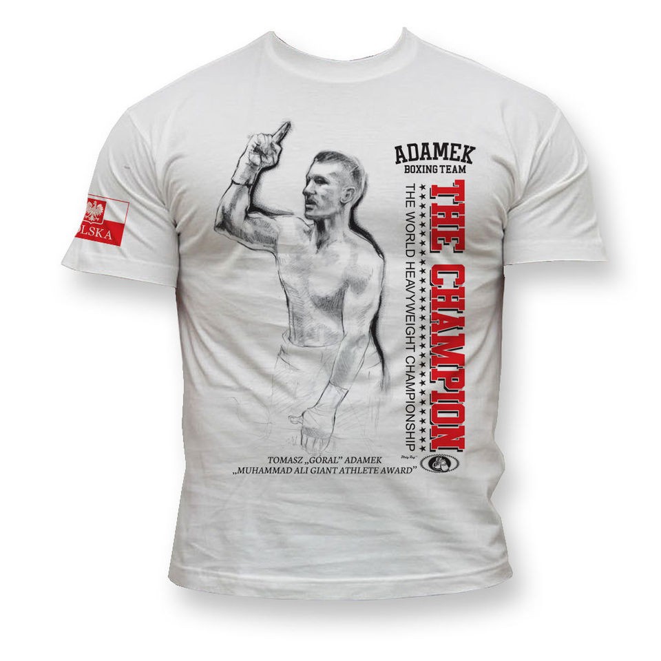 official t shirt tomasz adamek boxing team polska poland