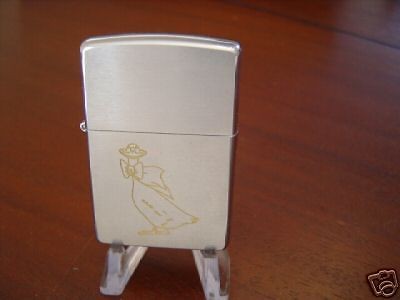 cartoon line drawn goose zippo lighter 1999 mint time left