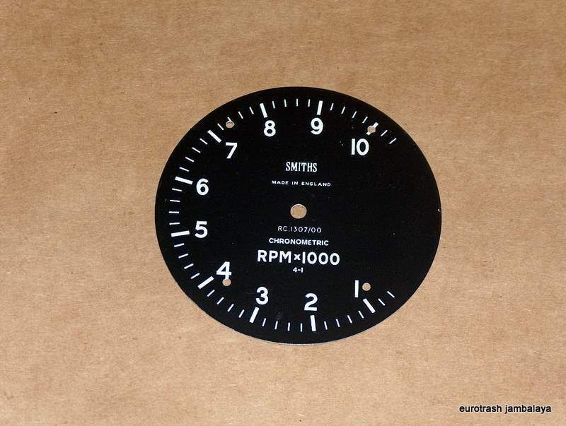 Smiths Chronometric Tachometer Face Dial RC1307/00 Triumph BSA Norton 