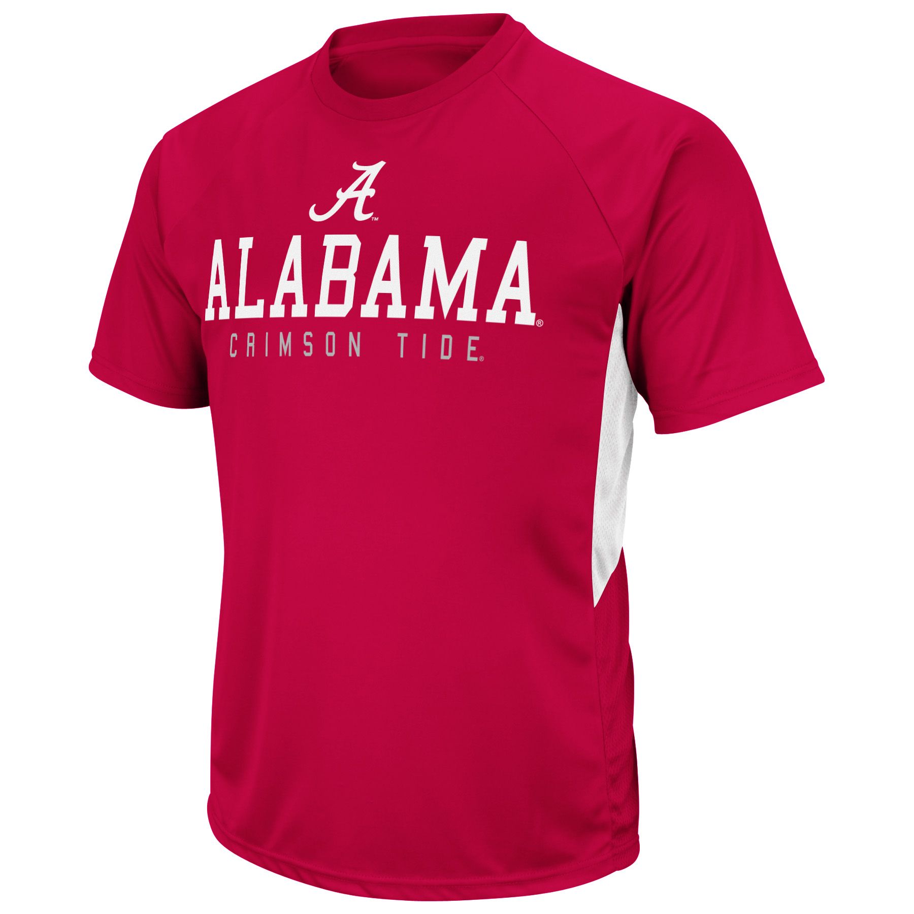 Alabama Crimson Tide Mako Short Sleeve Performance T Shirt   Cardinal 