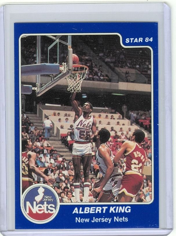 1983 84 Star 151 Albert King Nets Maryland Rookie NRMT