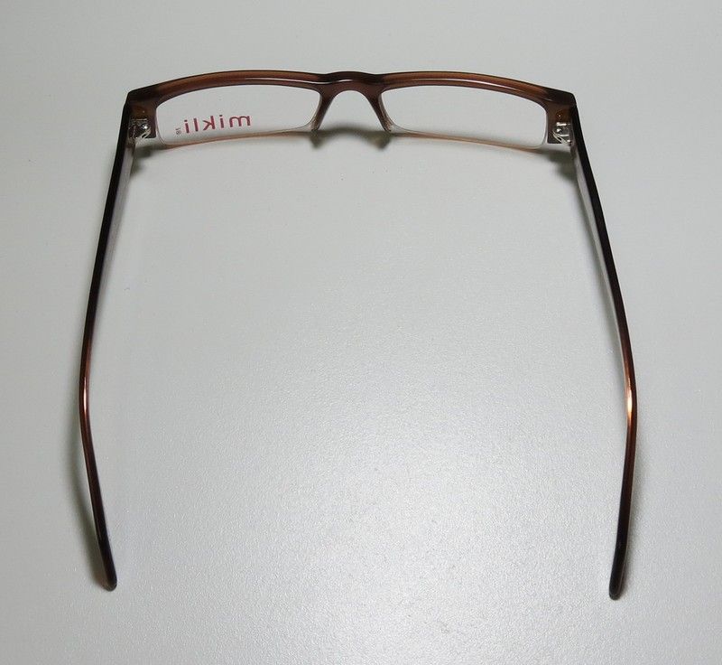 New Alain Mikli 702 51 17 143 Brown Plastic Frames Eyeglasses Glasses 