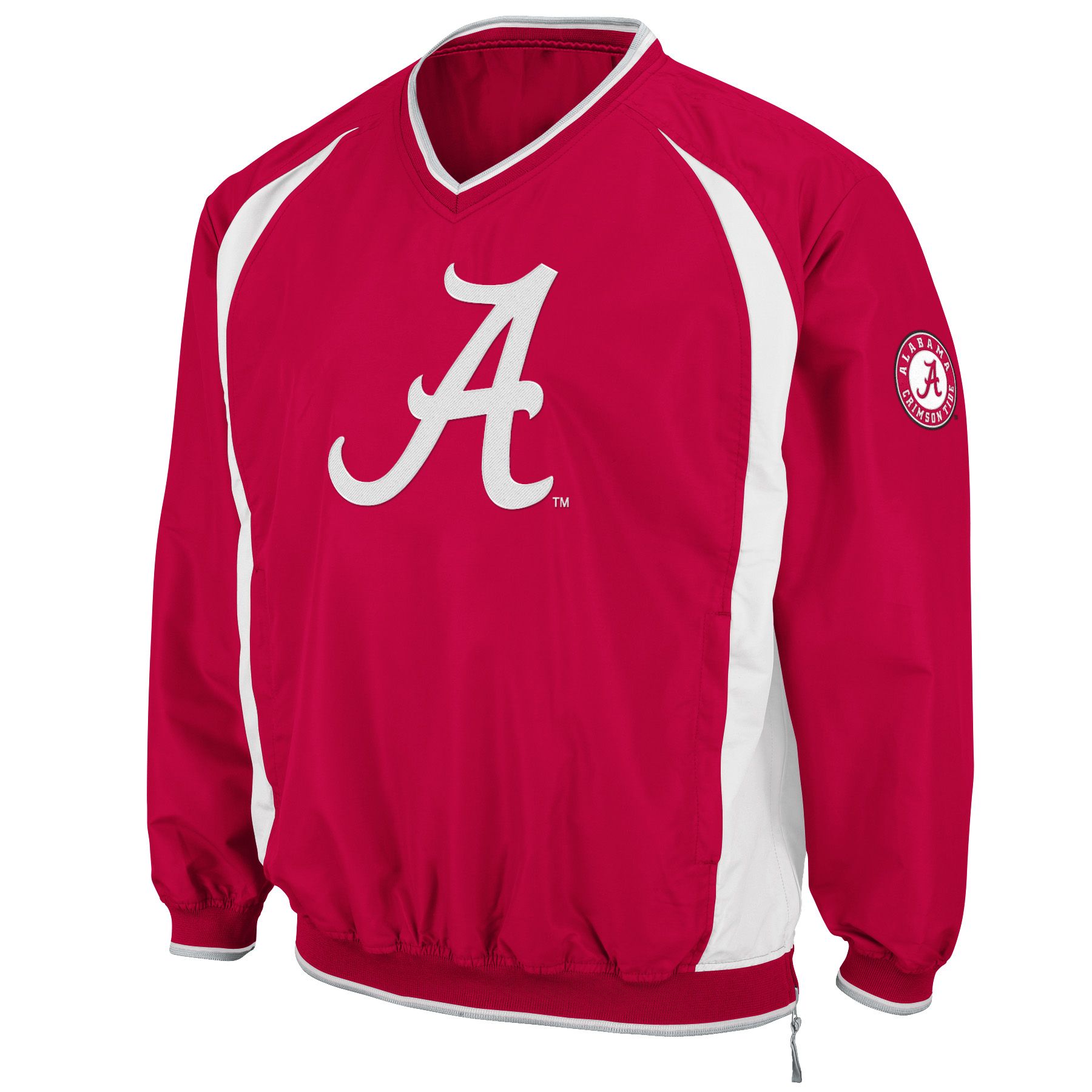 Alabama Crimson Tide Mens Hardball Pullover Jacket Crimson COWJ1483 