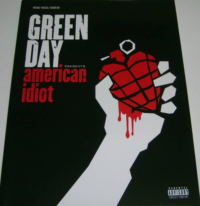 Green Day American Idiot Piano Vocal Chords Song Book