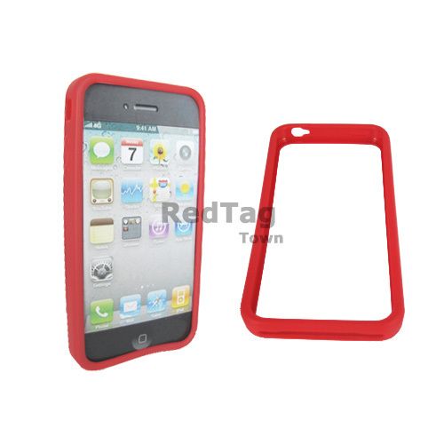 Bumper TPU Frame Skin Cover Case for iPhone 4 4G 4th