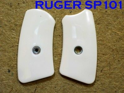 ALTAMONT Imitation Ivory Grip Inserts & Screw for RUGER SP101 357 