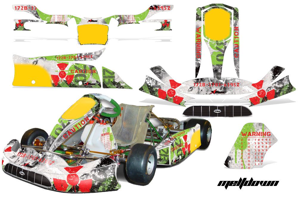 AMR Racing Graphic Sticker Kit Tony Kart Venox Part Accessories 