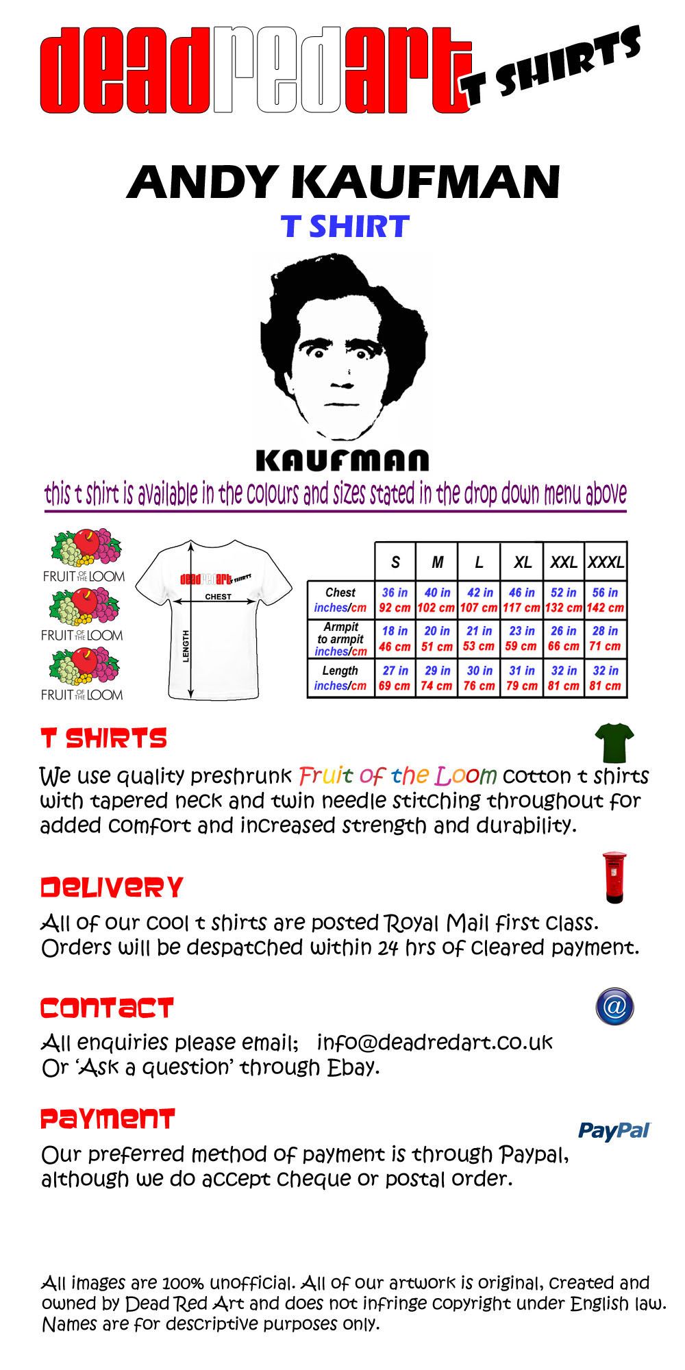 Andy Kaufman Tribute Cult Comedian Unofficial T Shirt