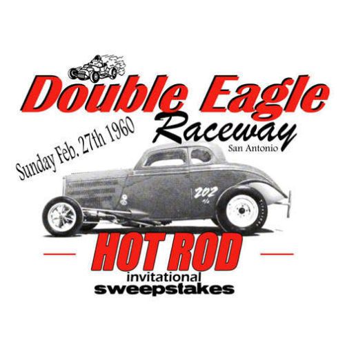 San Antonio Raceway Texas M L XL 2X XXL 2XL Double Eagle T Shirt 