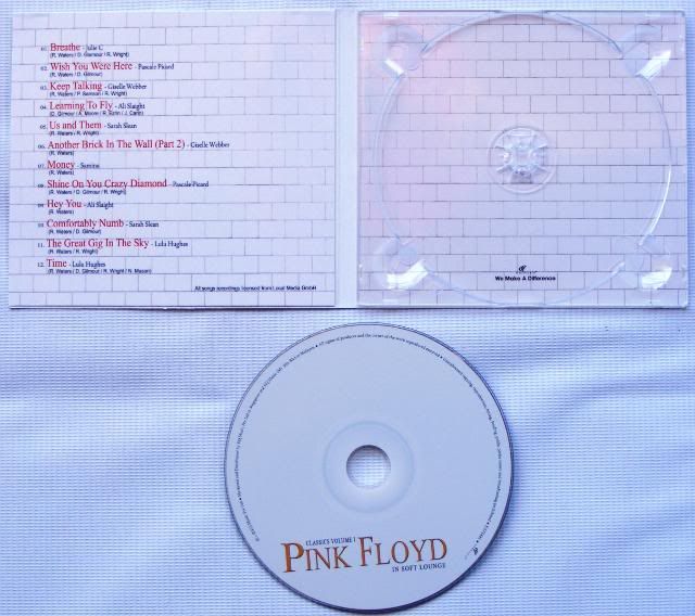 Pink Floyd Chill Soft Lounge Bossa Nova Jazz Groove CD