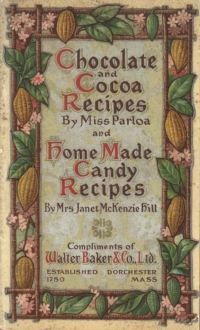 Vintage Antique Candy Cookbook Recipes Bakers Chocolate