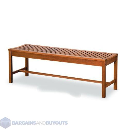 54 Eucalyptus Backless Bench 54L x 17D x 18H 392943