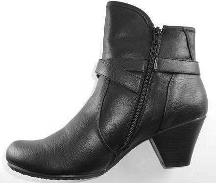 bare traps shoes women s rita booties black with a decorative buckle 