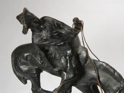 frederic remington outlaw bronze sculpture