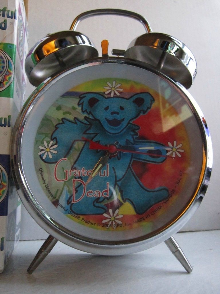 Grateful Dead Bear Alarm Clock Official Used Only Once