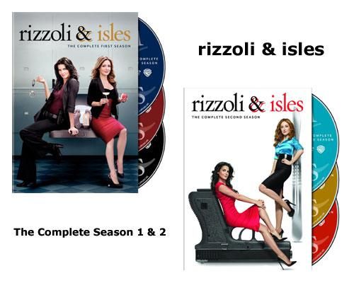 Rizzoli Isles The Complete First Second Season 1 2 DVD 2011 3 Disc Set 
