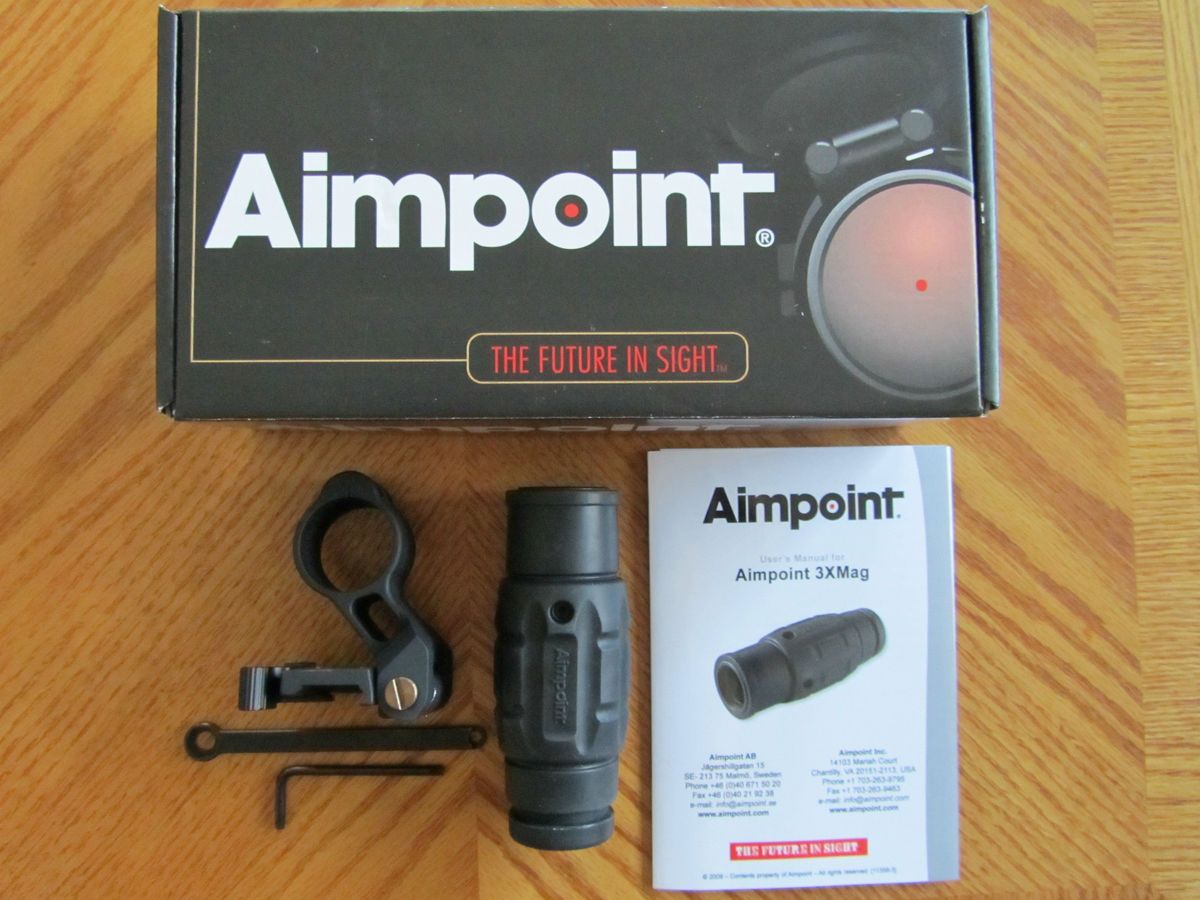 Aimpoint 3X Magnifier Scope with Larue Quick Detachable Flip to Side 
