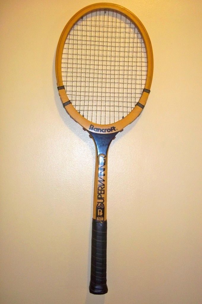 Bancroft Superwinner Vintage Wooden Tennis Racket
