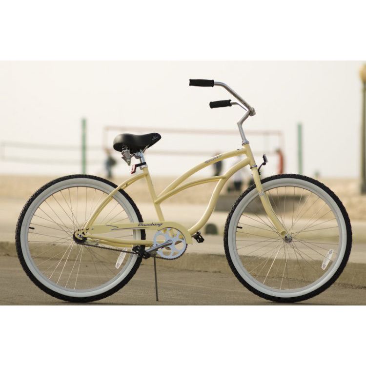 Beach Cruiser Bicycle bikes, Firmstrong URBAN 24 Womens VANILLA with 