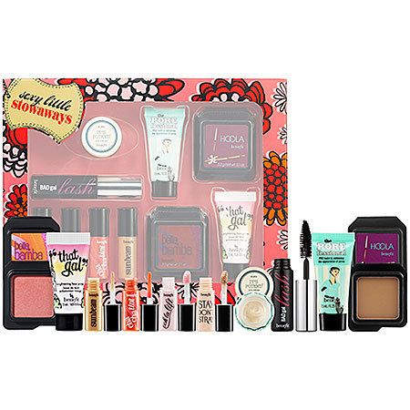 BENEFIT COSMETICS Sexy Little Stowaways   New Boxed 10 Piece Limited 