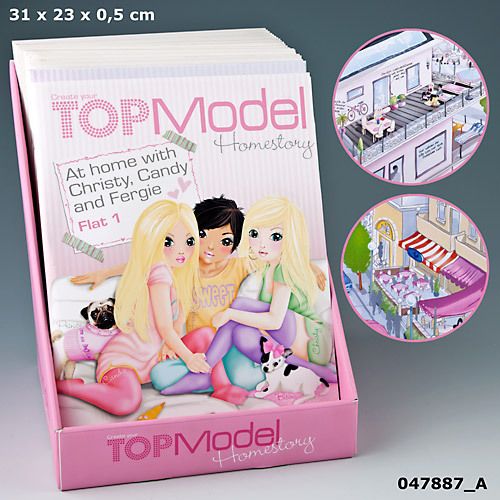 Top Model Create Your Topmodel Homestory Colouring Book