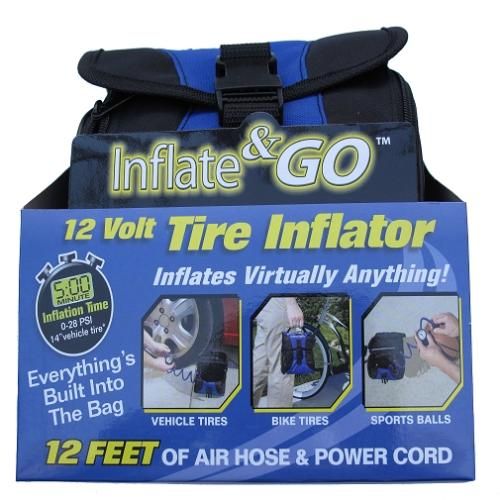 Bonaire Inflate & Go 12 Volt Multi Purpose Inflator Inflates Virtually 