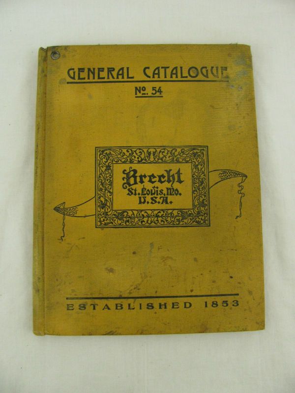 Antique 1900s General Catalog Brecht Co Food Service Cast Iron St 