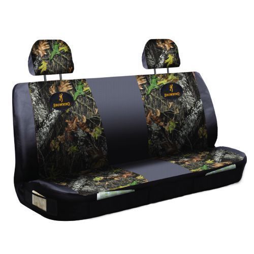 Browning Buckmark and Mossy Oak Infinity Universal Bench Seat Cover 