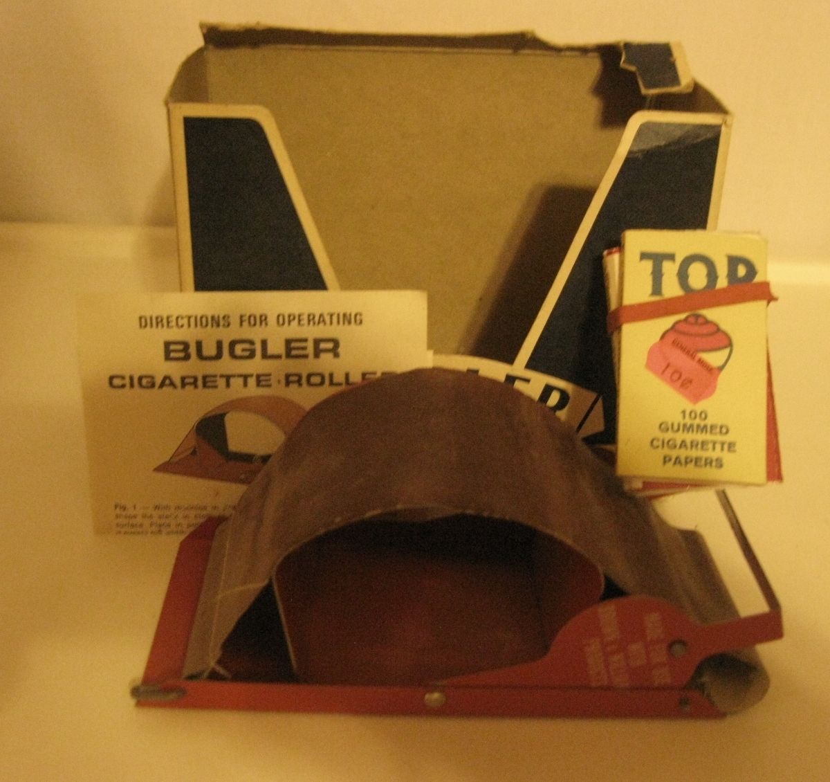    Williamson Bugler Cigarette Making Kit Tobacco Rolling Machine Paper