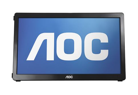 AOC e1649fwu 15.6 Widescreen LED Monitor with built in speakers