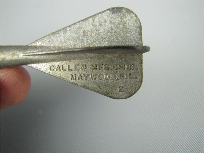 Vintage Callen Mfg Corp Die Cast Cap Grenade Throw Toy