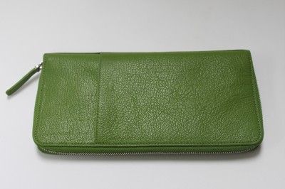 tumi capra zip around travel wallet green