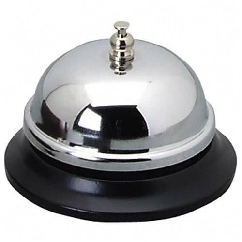 Counter Bell Service Bell Call Bell Chrome Black New