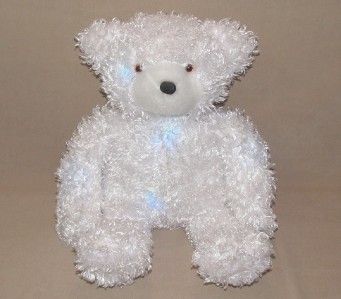 16 Cepia Color Kinetics Light Up Glow Glo E Teddy Bear Plush White 