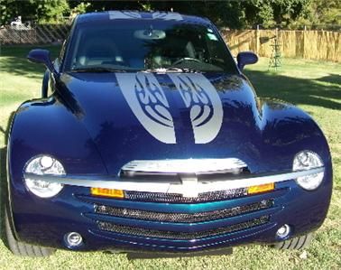 Chevy SSR Dual 10 Racing Stripes With Tribal Flames, Your Choice Of 