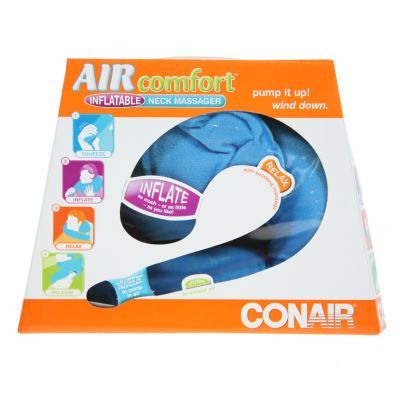 Conair NM15 Comfort Inflatable Neck Massager Travel Pillow Plush