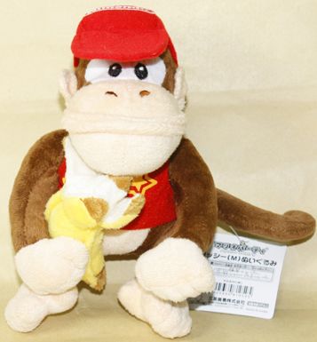 Diddy Kong Eat Banana 6 15cm Super Mario Bros Plush Doll