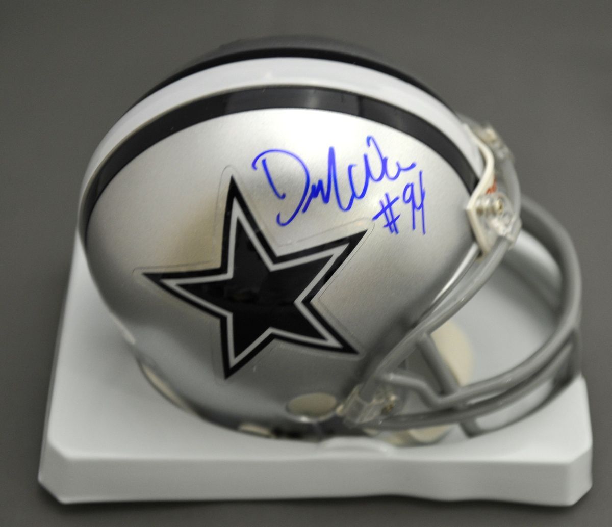 Demarcus Ware Signed Autographed Dallas Cowboys Mini Helmet JSA