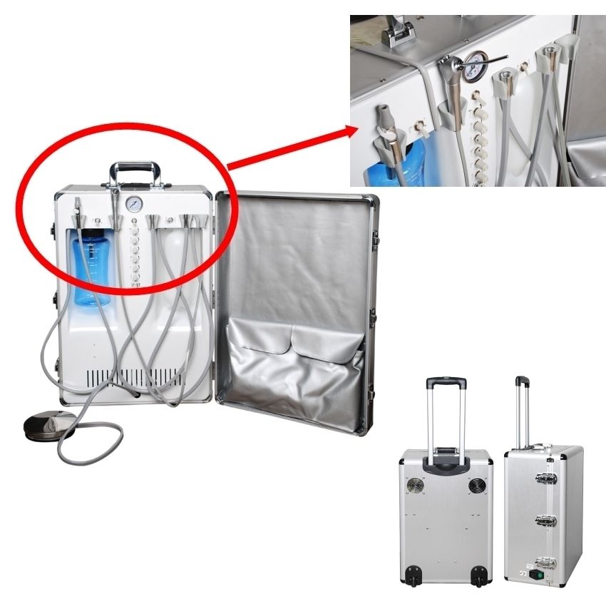Brand New Deluxe Portable Dental Unit Equipment Delivery Cart Suitcase