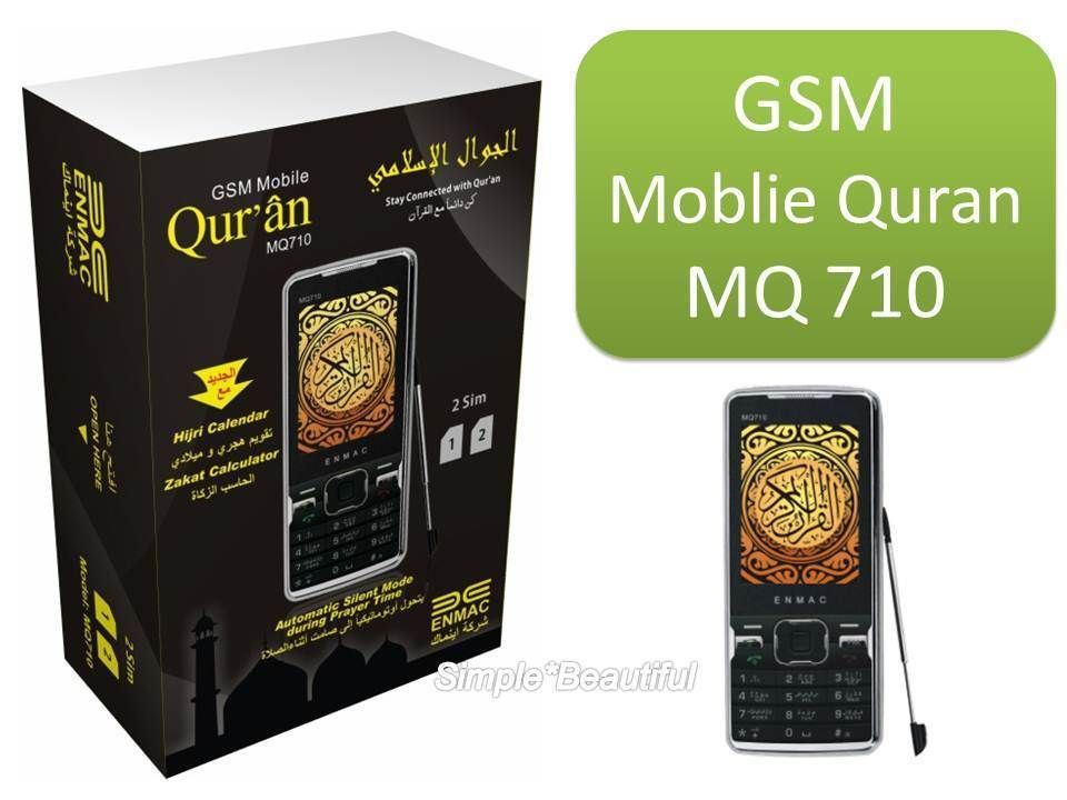 Digital Islamic Holy Quran Koran Moblie Cell phone Dual SIM card Enmac