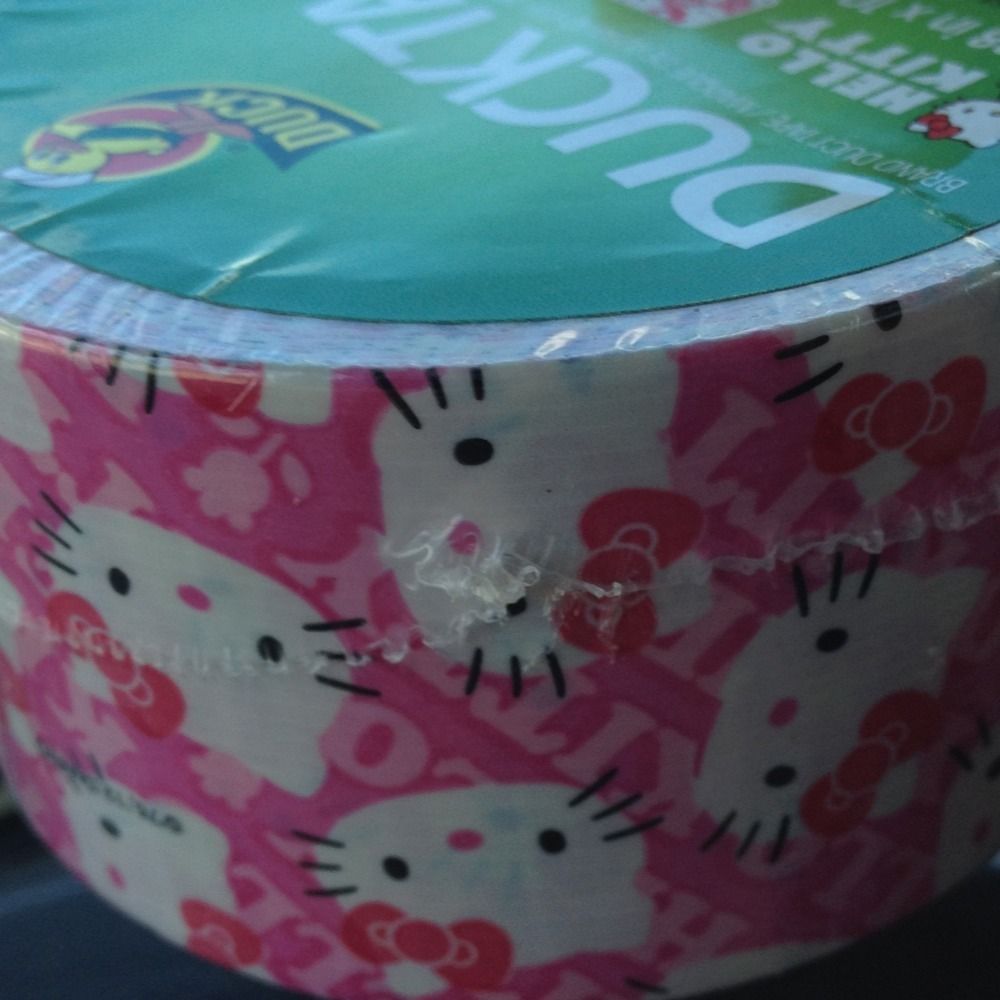 Duck Brand Colored Duct Tape Hello Kitty Duck Tape Pink White Kitties