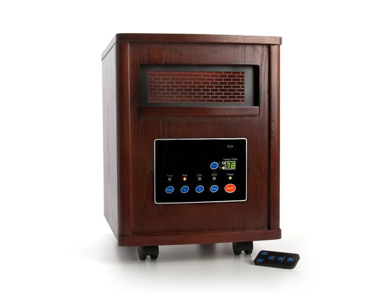 LifeSmart LS 1500 B 1500 Watt Infrared Quartz Heater (NEW) Free