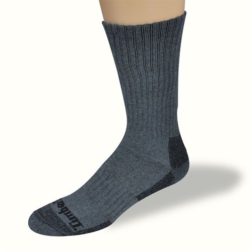 Timberland Mens Socks Charcoal Outdoor Crew 2 Pairs