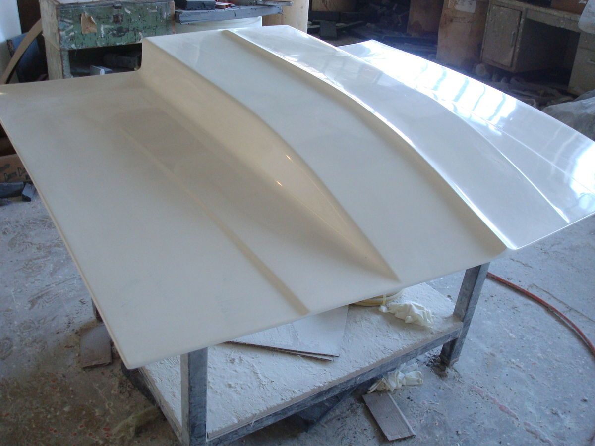 Fiberglass 78 87 Malibu El Camino Hood 4 Cowl