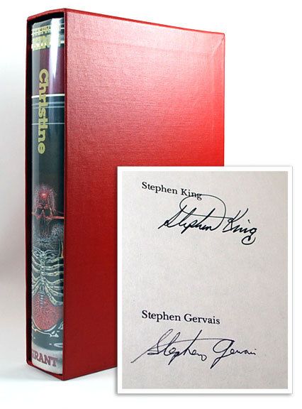 Stephen King Christine Signed Limited First Edition 484 1250 Fine Fine
