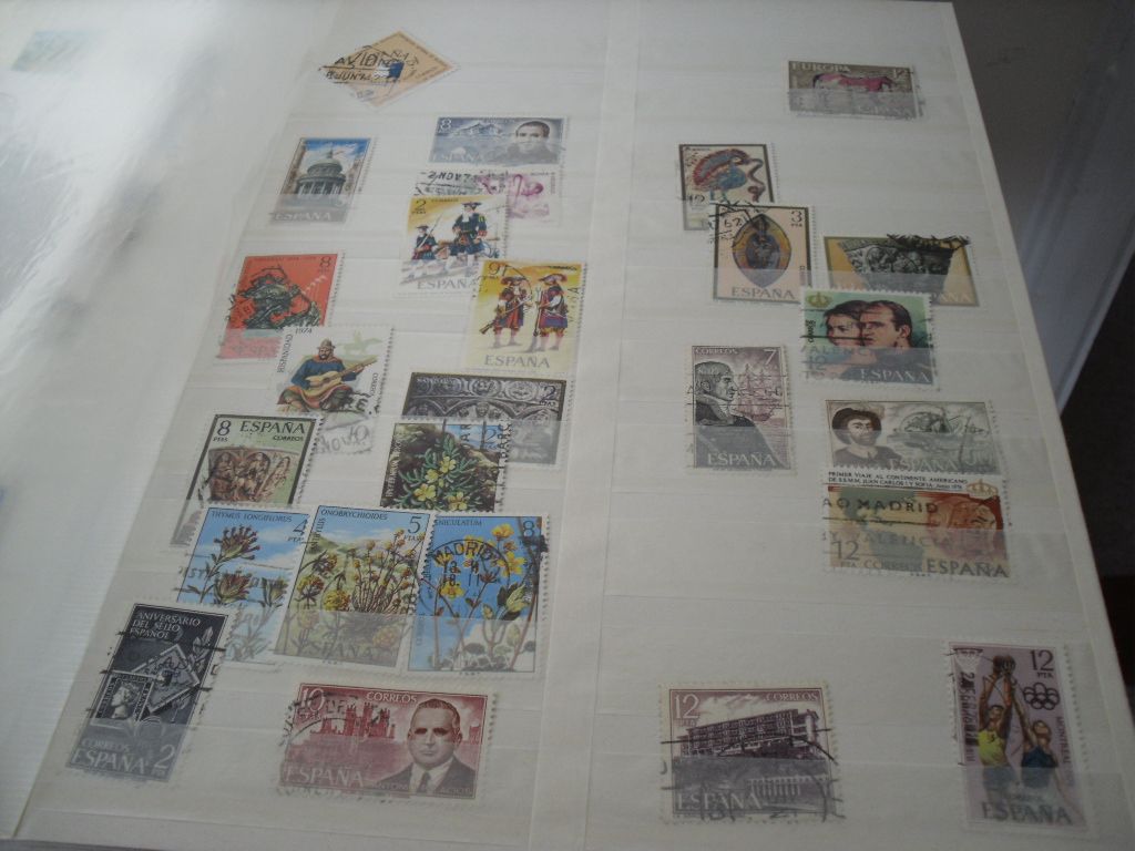 Spain Stamps Collection in SG Stockbook
