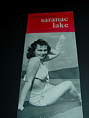 Ski Swim Saranac Lake Adirondacks Foldout Amp Map