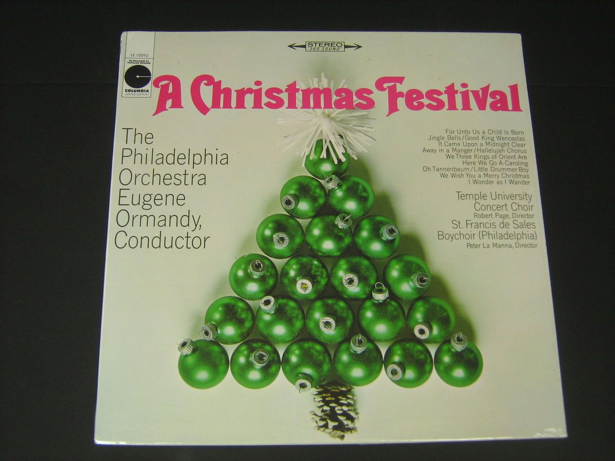   Festival Philadelphia Orchestra Eugene Ormandy Record Vinyl Album